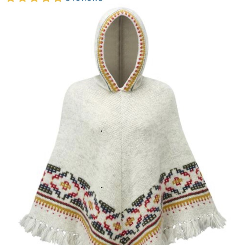 Sherpa Poncho. This is new, no tags.